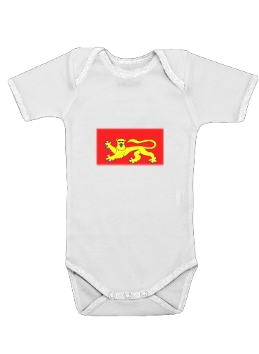  Drapeau Normand for Baby short sleeve onesies