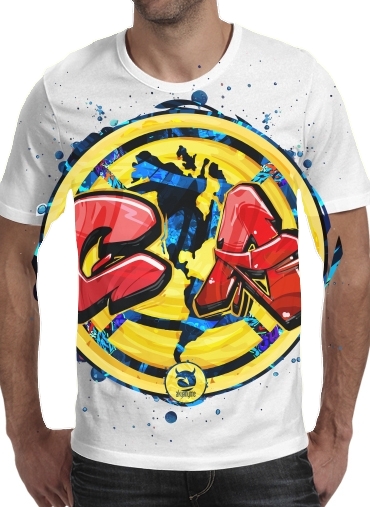  Escudo Graffiti Aguilas  for Men T-Shirt