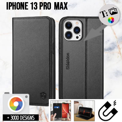 Wallet Case iPhone 13 Pro Max with pictures
