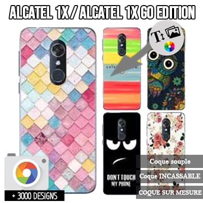 Silicone Alcatel 1X with pictures
