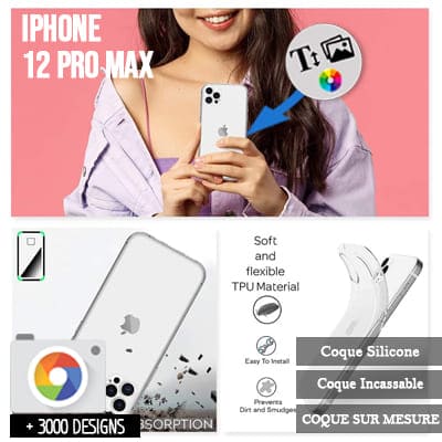 Silicone iPhone 12 Pro Max with pictures