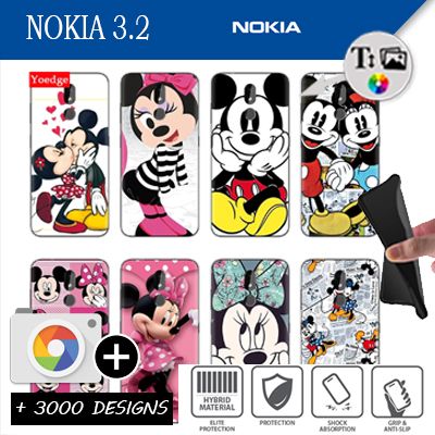 Silicone Nokia 3.2 with pictures