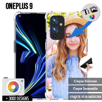 Silicone OnePlus 9 with pictures