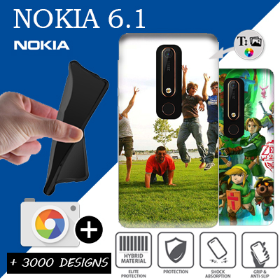 Silicone Nokia 6.1 with pictures