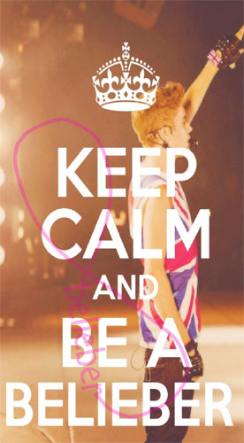 cover Keep Calm And Be a Belieber
