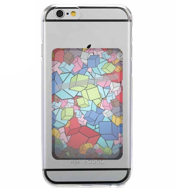  Abstract Cool Cubes for Adhesive Slot Card