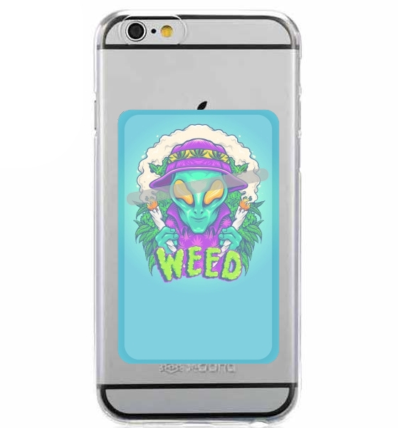  Alien smoking cannabis cbd for Adhesive Slot Card