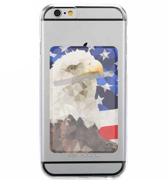  American Eagle and Flag for Adhesive Slot Card
