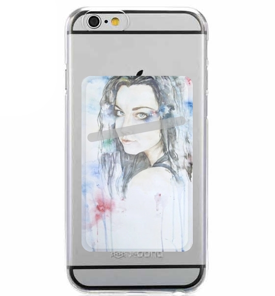  Amy Lee Evanescence watercolor art for Adhesive Slot Card