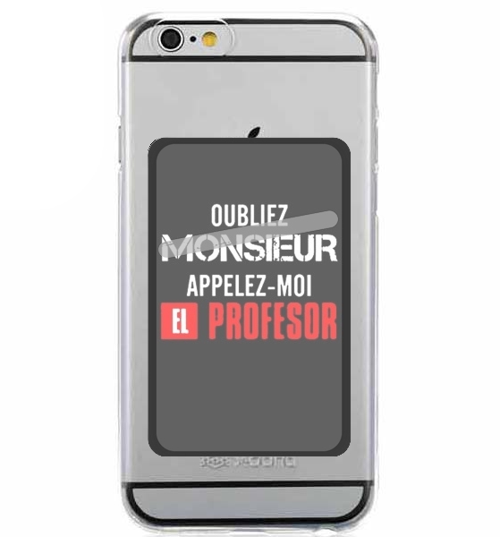  Appelez Moi El Professeur for Adhesive Slot Card