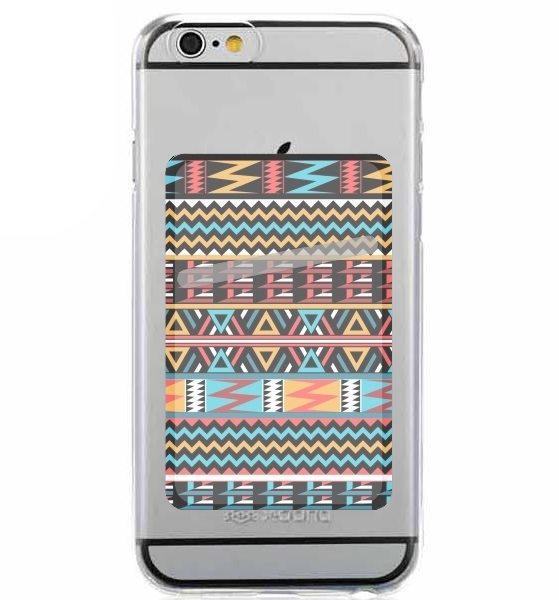  aztec pattern red Tribal for Adhesive Slot Card