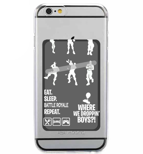  Battle Royal FN Eat Sleap Repeat Dance for Adhesive Slot Card