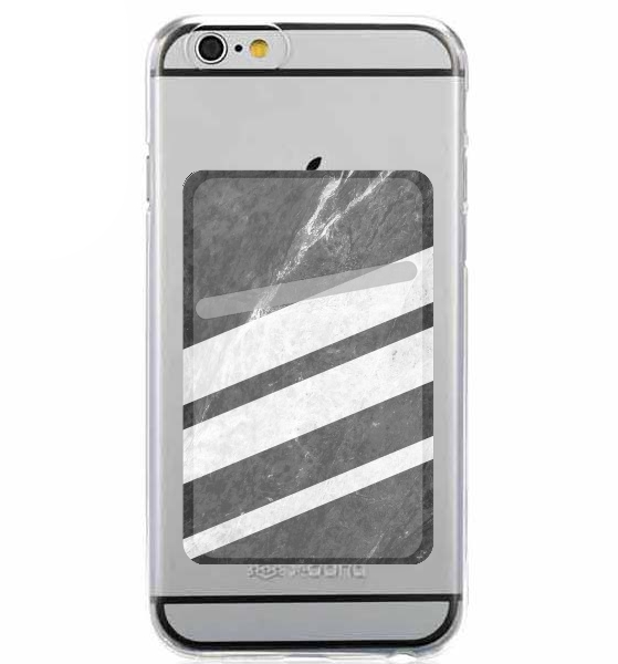  Black Striped Marble for Adhesive Slot Card