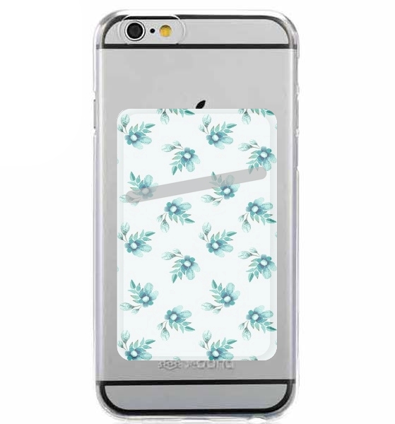  Blue Flowers for Adhesive Slot Card