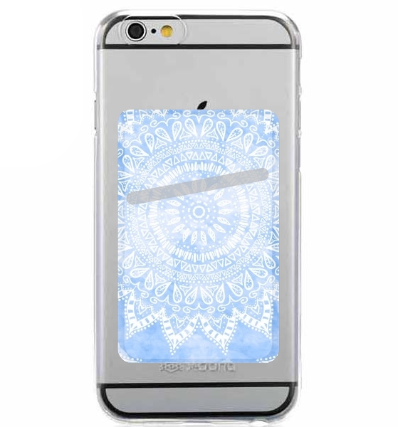  Bohemian Flower Mandala in Blue for Adhesive Slot Card