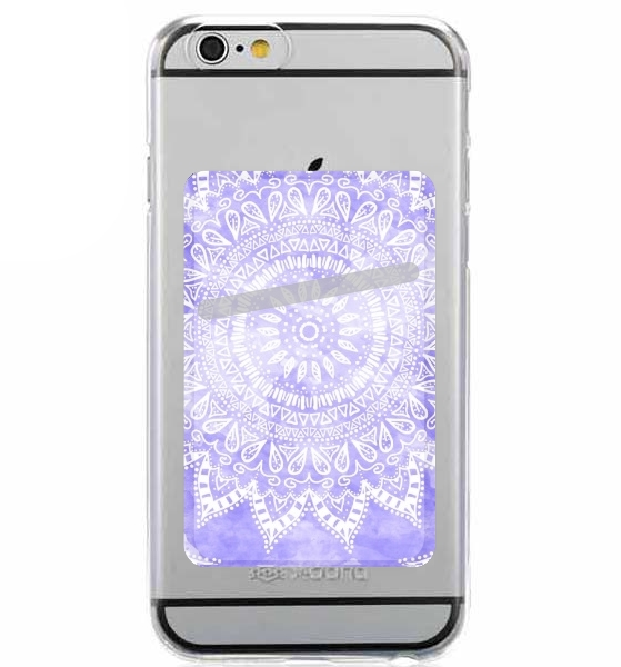  Bohemian Flower Mandala in purple for Adhesive Slot Card