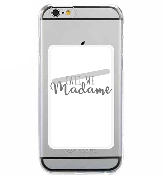  Call me madame for Adhesive Slot Card