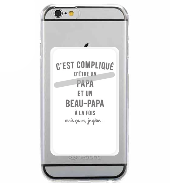  cest complique detre un papa et un beau papa a la fois mais je gere for Adhesive Slot Card