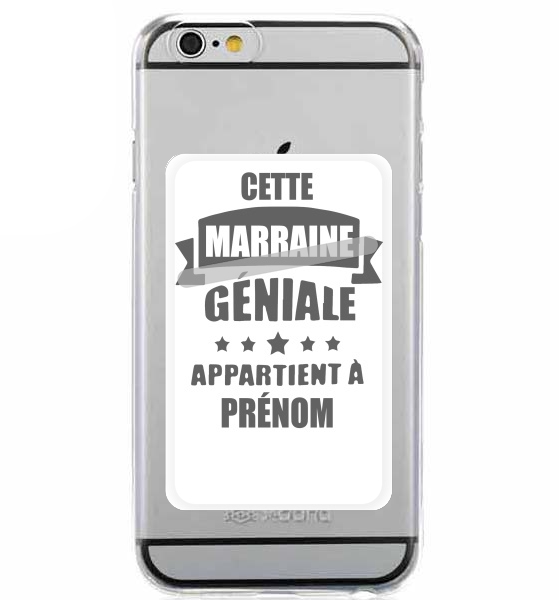  Cette marraine geniale appartient a prenom for Adhesive Slot Card