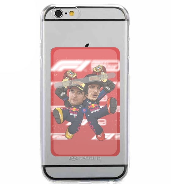  Checo Perez And Max Verstappen for Adhesive Slot Card