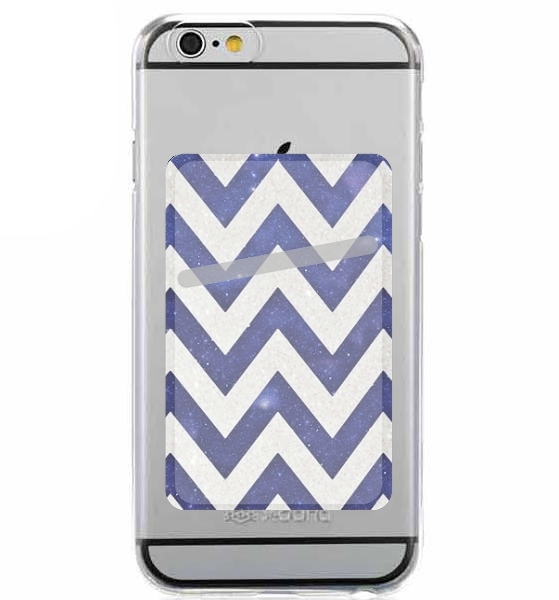  Chevron silver in night galaxy for Adhesive Slot Card