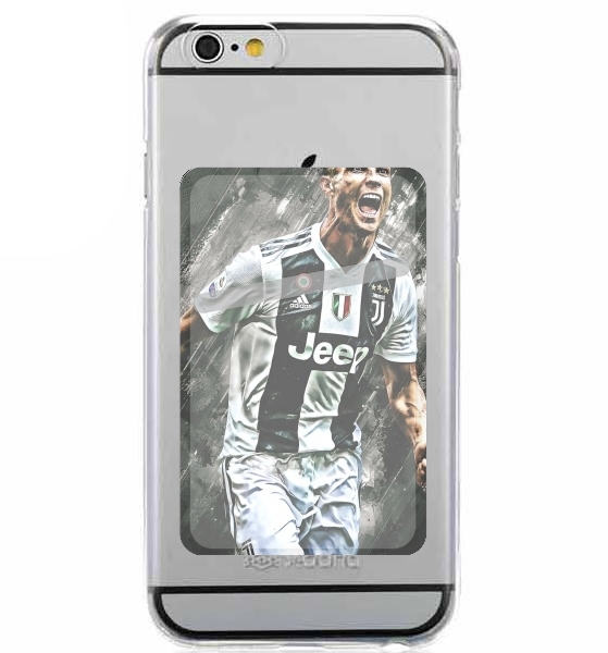  Cr7 Juventus Painting Art for Adhesive Slot Card