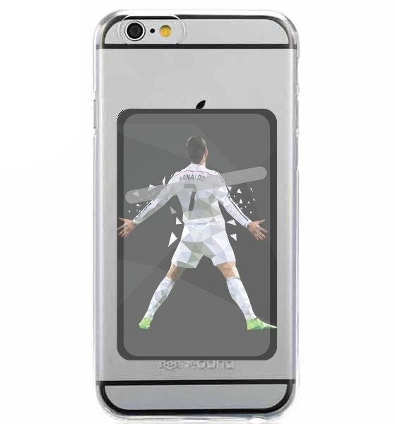  Cristiano Ronaldo Celebration Piouuu GOAL Abstract ART for Adhesive Slot Card