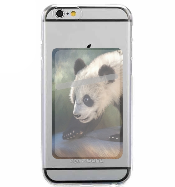  Cute panda bear baby for Adhesive Slot Card