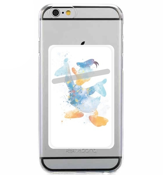  Donald Duck Watercolor Art for Adhesive Slot Card