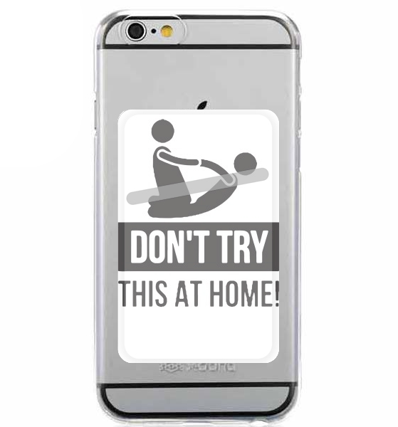  dont try it at home physiotherapist gift massage for Adhesive Slot Card