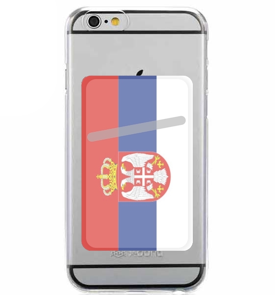  flag of Serbia for Adhesive Slot Card