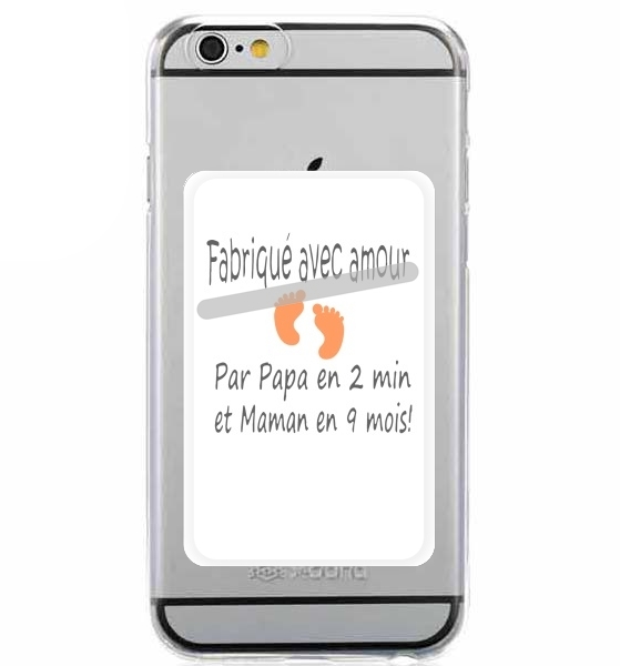  Fabriquer avec amour Papa en 2 min et maman en 9 mois for Adhesive Slot Card