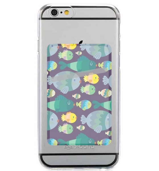  Fish pattern for Adhesive Slot Card