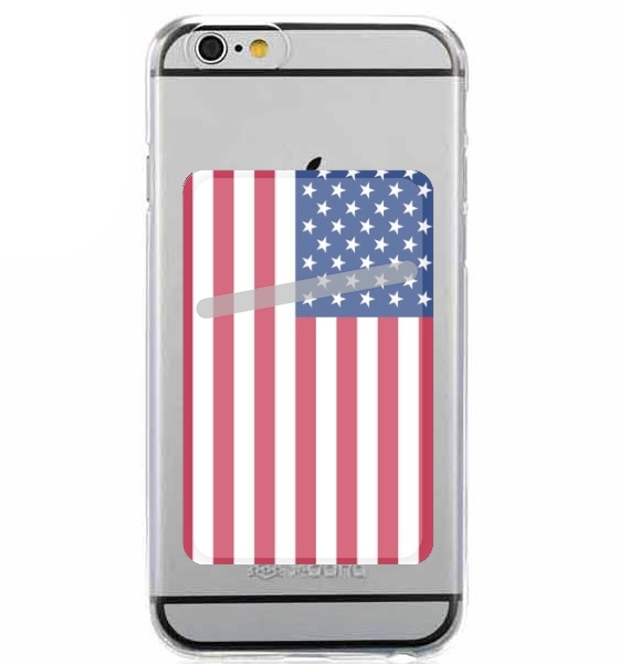  Flag United States for Adhesive Slot Card