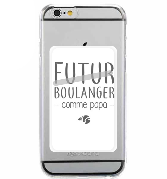  Futur boulanger comme papa for Adhesive Slot Card