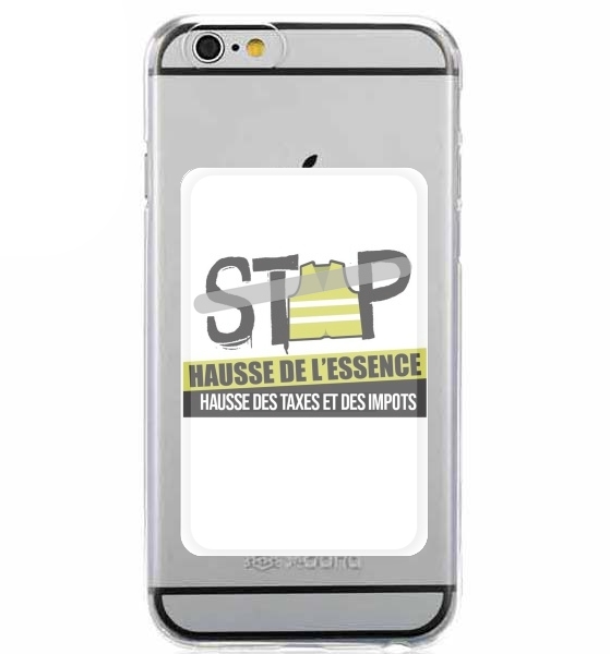  Gilet Jaune Stop aux taxes for Adhesive Slot Card
