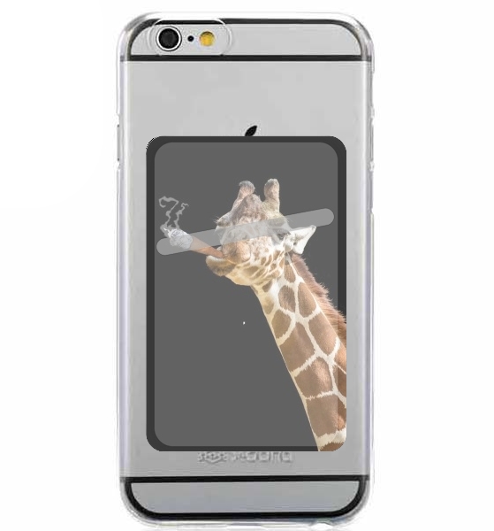  Girafe smoking cigare for Adhesive Slot Card