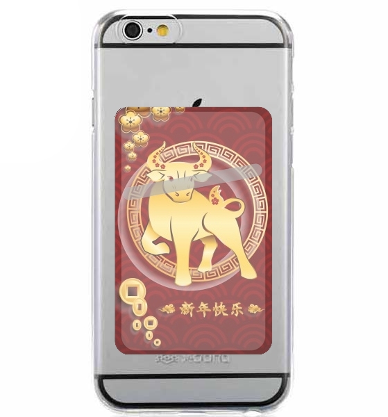  Happy The OX chinese new year  for Adhesive Slot Card