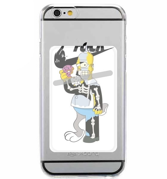  Home Simpson Parodie X Bender Bugs Bunny Zobmie donuts for Adhesive Slot Card