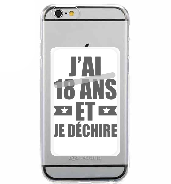  Jai 18 ans et je dechire for Adhesive Slot Card