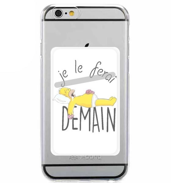  Je le ferai demain Homer Donuts for Adhesive Slot Card