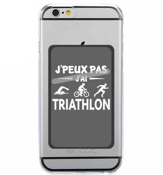  Je peux pas j ai Triathlon for Adhesive Slot Card