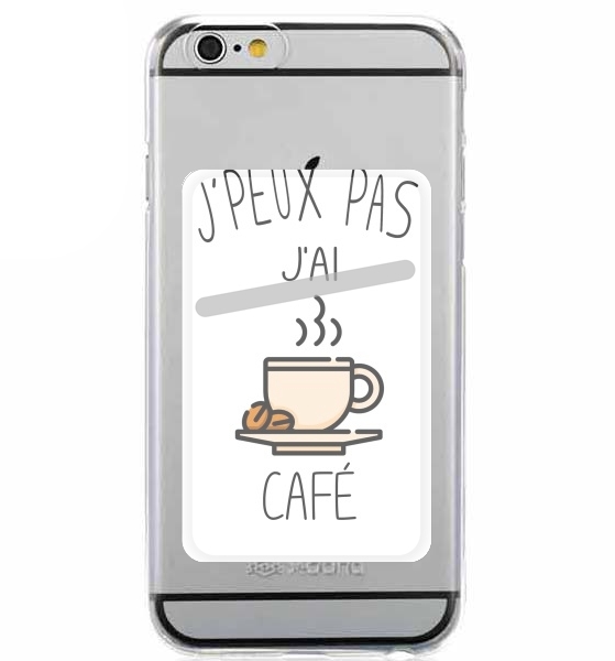  Je peux pas jai cafe for Adhesive Slot Card