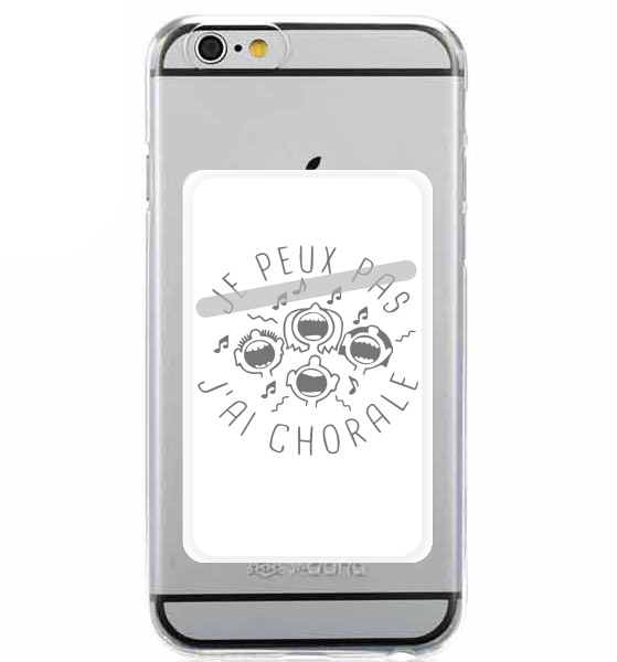  Je peux pas jai chorale for Adhesive Slot Card