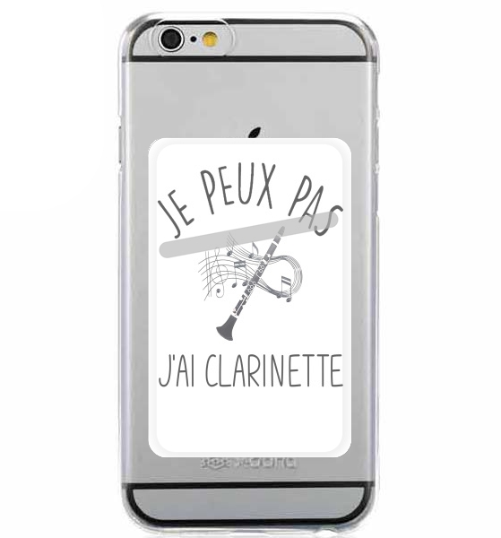  Je peux pas jai clarinette for Adhesive Slot Card