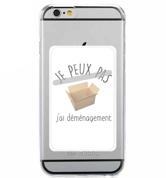  Je peux pas jai demenagement for Adhesive Slot Card