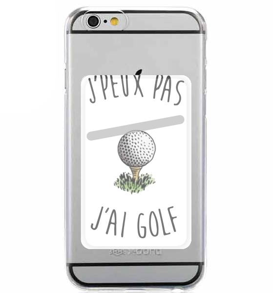  Je peux pas jai golf for Adhesive Slot Card