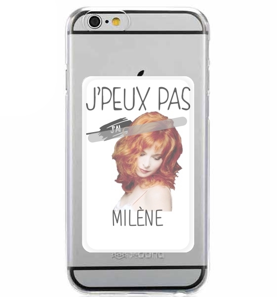  Je peux pas jai milene for Adhesive Slot Card