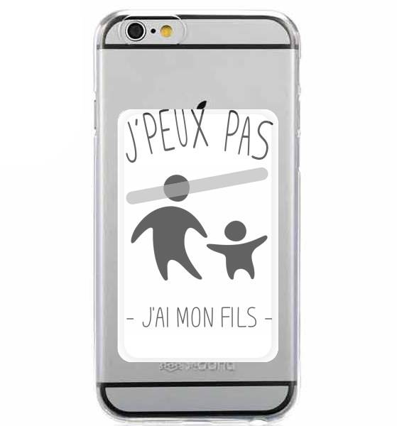  Je peux pas jai mon fils for Adhesive Slot Card