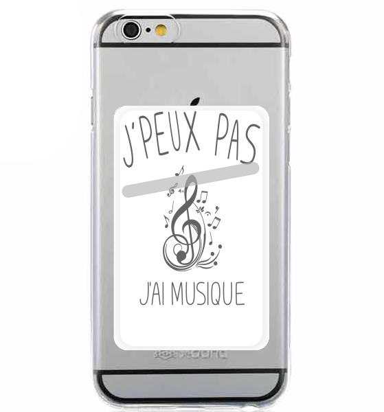  Je peux pas jai musique for Adhesive Slot Card